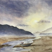 Songshi Yu - “A Boat on the Shore” – 1970859869@qq.com