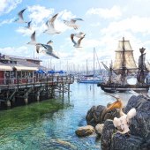 Deborah Nakano - “Angry Pelican” – http://www.deb-nakano.pixels.com/