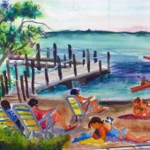 Carol Thaw - “Key Largo Beach” – http://www.carolannart.net/