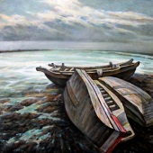 Dezhong Ding - “At the Seaside in the Afternoon” – pangqiu9898@163.com