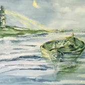 Donna Miller Haggerty - “Lonely Harbor” – www.artistgallerydonna@msn.com