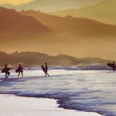 Junyi Ji - “Afterglow by the Sea” – jijunyi1990@163.com