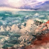 Kathy Colangeli - “On the Rocks” – https://kathycolangeli.com/