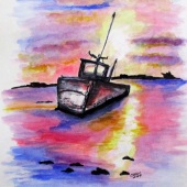 Clyde J. Kell - “Sunset Rest” – http://www.cjkellartworks.com/