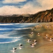 Kathy Joyce Smalley - “Sand Dollar Beach-Big Sur, CA” – kathyjsmalley@gmail.com
