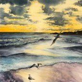 Kam Tim Lam - “Sunset Seagull” – https://timsirstudio.wixsite.com/timothylam