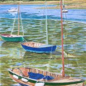 Carole McAlpine - “Waiting for the Tide” – https://shopvida.com/collections/carolemac7