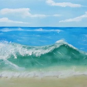Helen Brown-Campbell - “Beach Waves” – http://www.artbyhelenbc.co.uk/