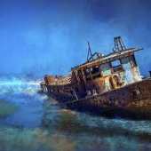 6th Place – Lyn Darlington - “Shipwreck” – www.sabvaningphotoart.com