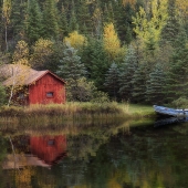3rd - Photo - Fleury (1) Img #4  Red Cabin Autumn
