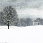 C - 3rd Place - OA - Paint - Michry (1) Img #3 Tree in the Snow