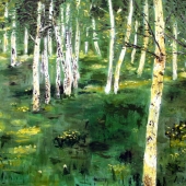 Lederbauer (1) Img #1  Birch Forest in Spring - ML