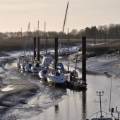 Winter in Bay de Somme/France