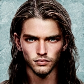 Skottie O’Mahony – “Jaeson | Aqua Eyes” - https://www.skotoart.com