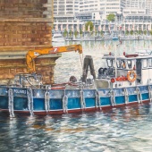 Victoria Kitanov – “Polaris under Pyrmont Bridge, Cockle Bay, Sydney” - www.victoriakitanovfineart.com.au