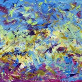 344-pom.-Pamela-Souders-–-“Abstract-in-Blue-Yellow-Magenta”